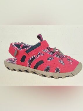 NWT Eddie Bauer Kids Pink Active Outdoor Sandals size 11